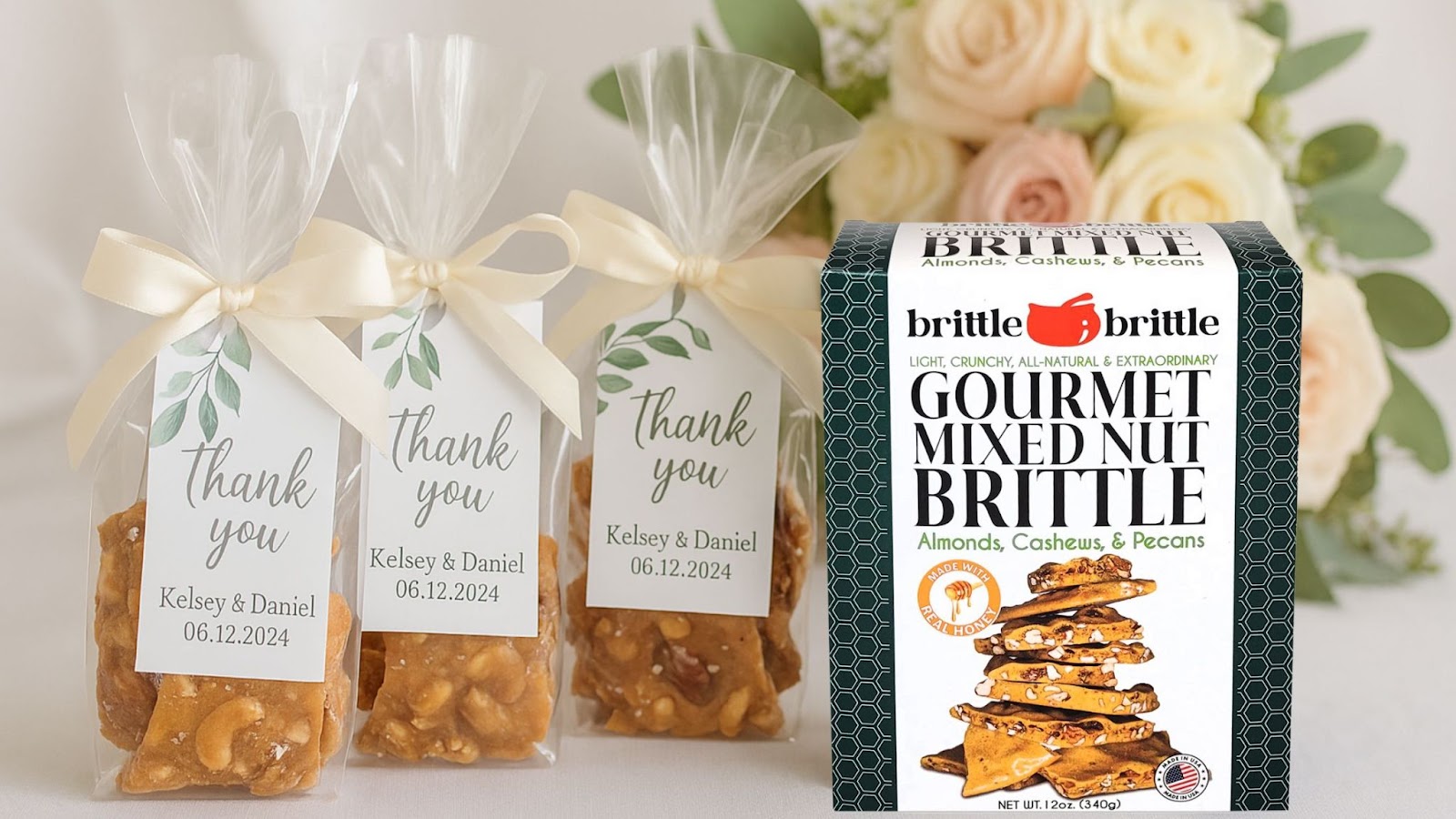 brittle Doubles as a Take-Home Favor