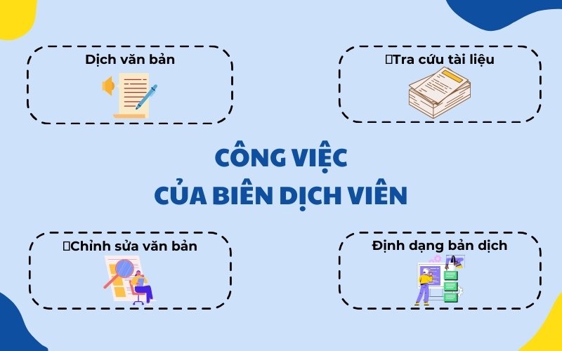 Công việc của biên dịch viên là gì?