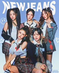 A picture of NewJeans girls