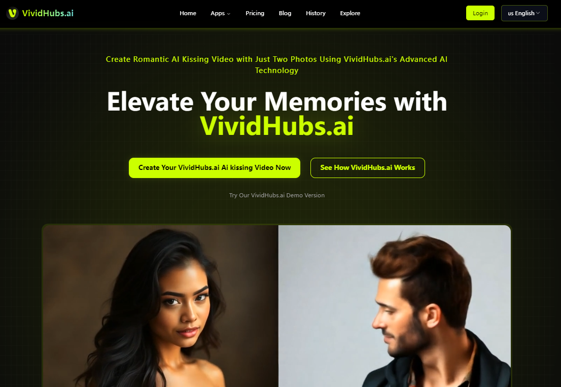 Vividhubs: Free Image To Video AI Generator for Social Media Creators.