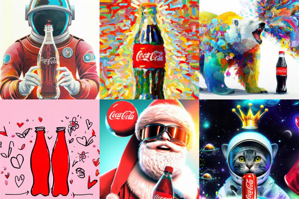 Coca Cola 'Real magic' AI images campaign