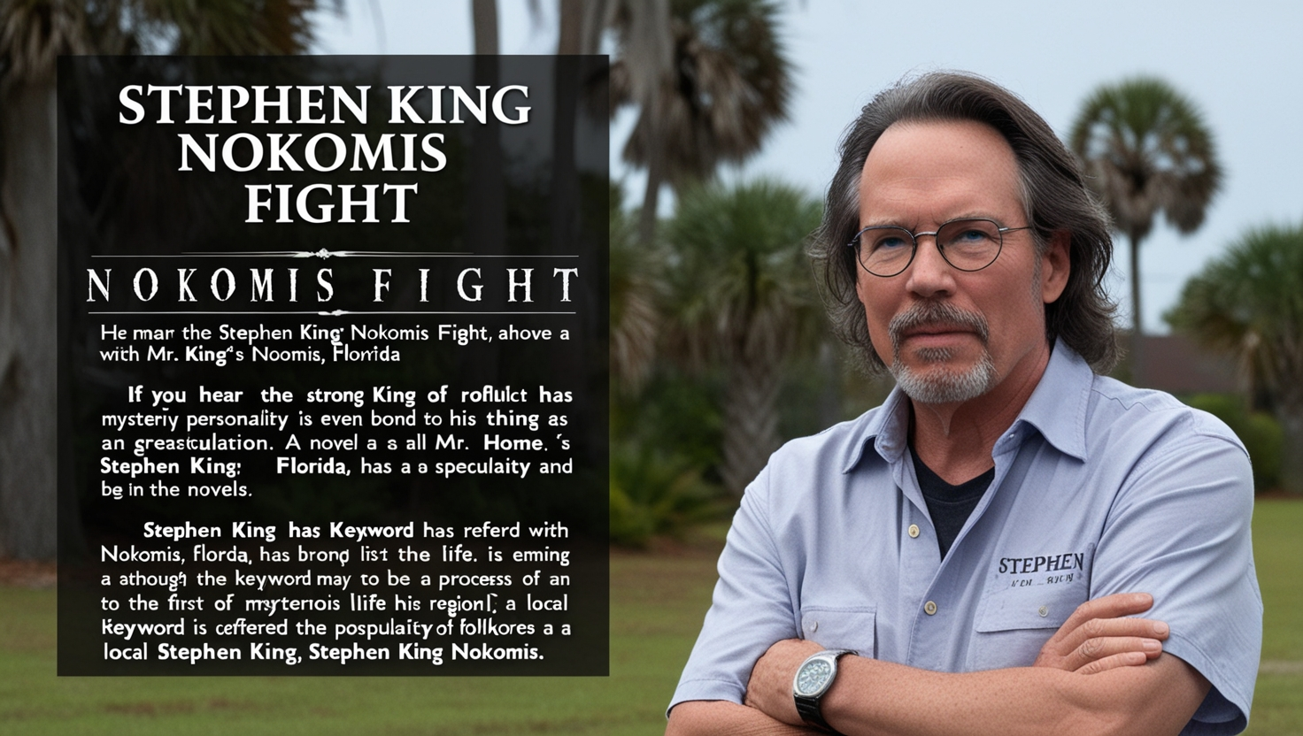 Stephen King Nokomis Fight