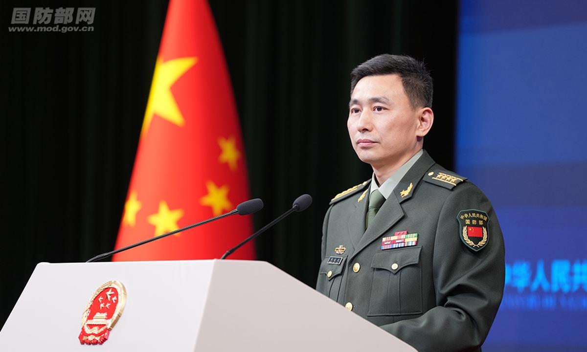 Zhang Xiaogang, spokesperson for China's Ministry of National Defense