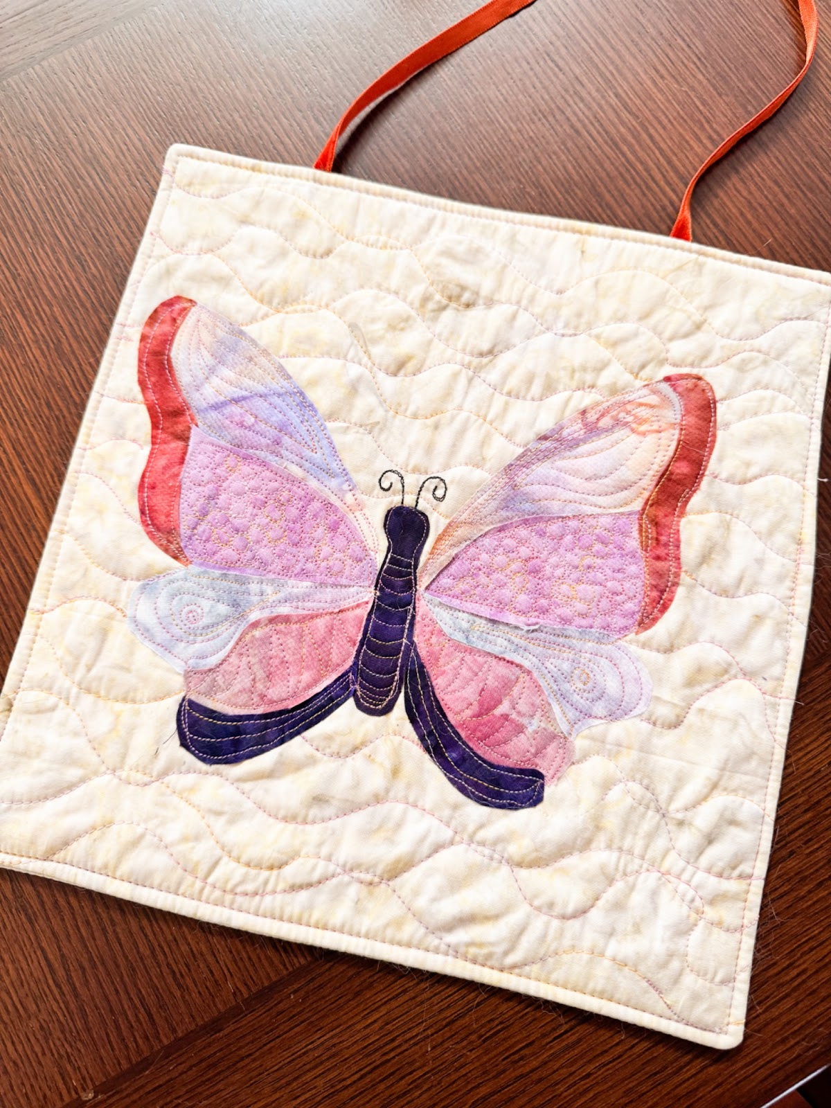 butterfly art quilt