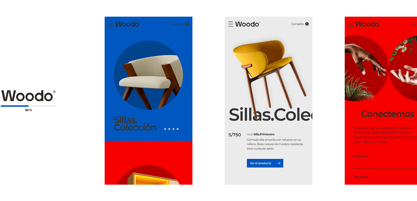 development interaction Logotype UI/UX Web Design  Ecommerce furniture animation  product Web