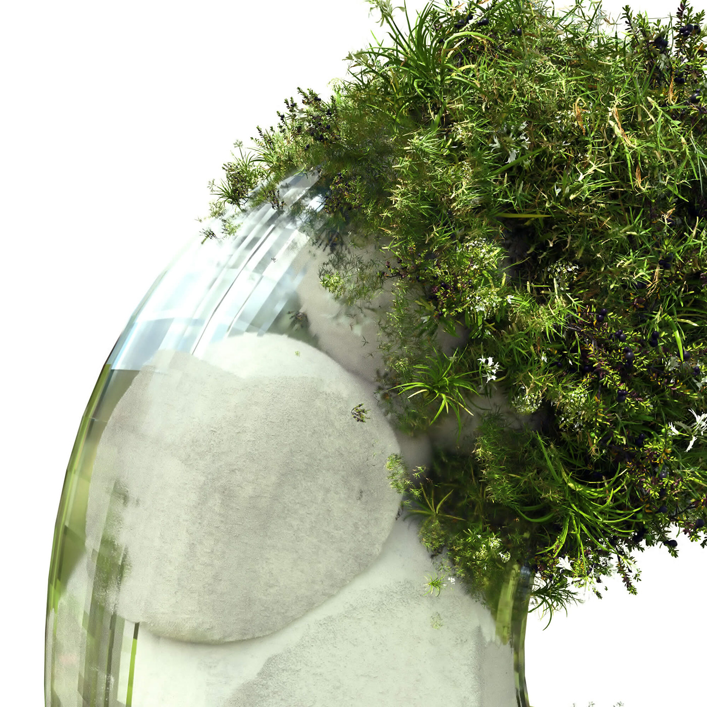 Image from the Morfos Design: Merging Technology and Nature in Branding article on abduzeedo