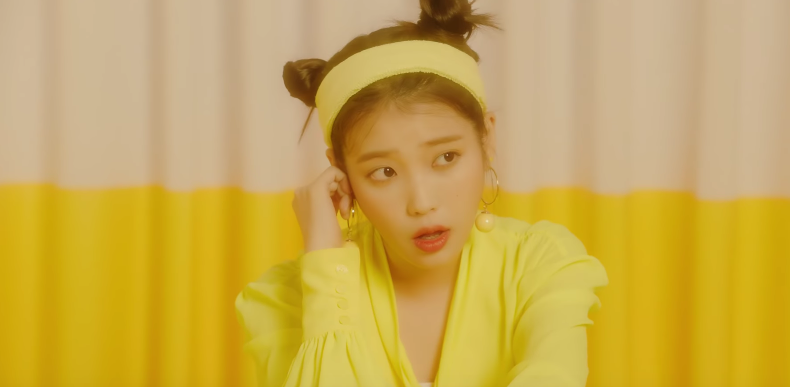 IU in her iconic music video BBIBBI