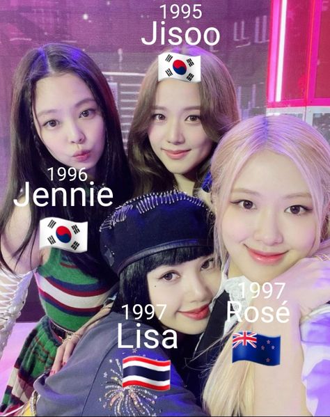 This contain an image of Jisoo, Rosé,  Lisa and Jennie