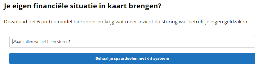Aanmeldformulier maken