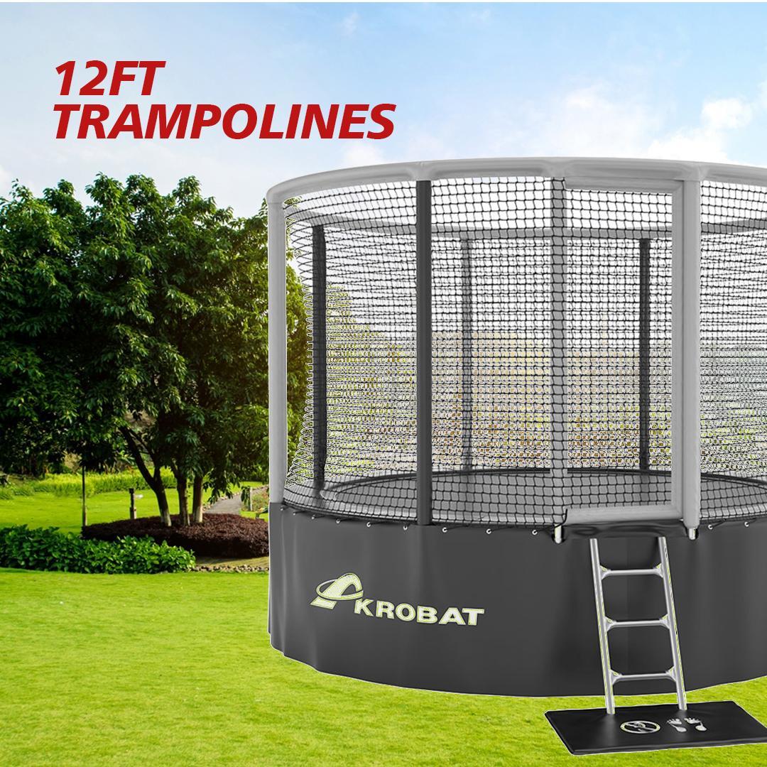 12ft Trampolines - trampoline bouncing for happiness