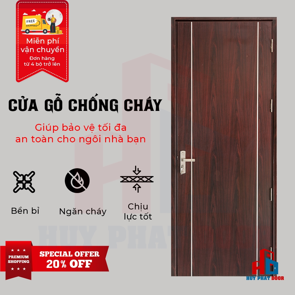 GIỚI THIỆU CỬA GỖ CÔNG NGHIỆP MDF CHẤT LƯỢNG TẠI HUYPHATDOOR