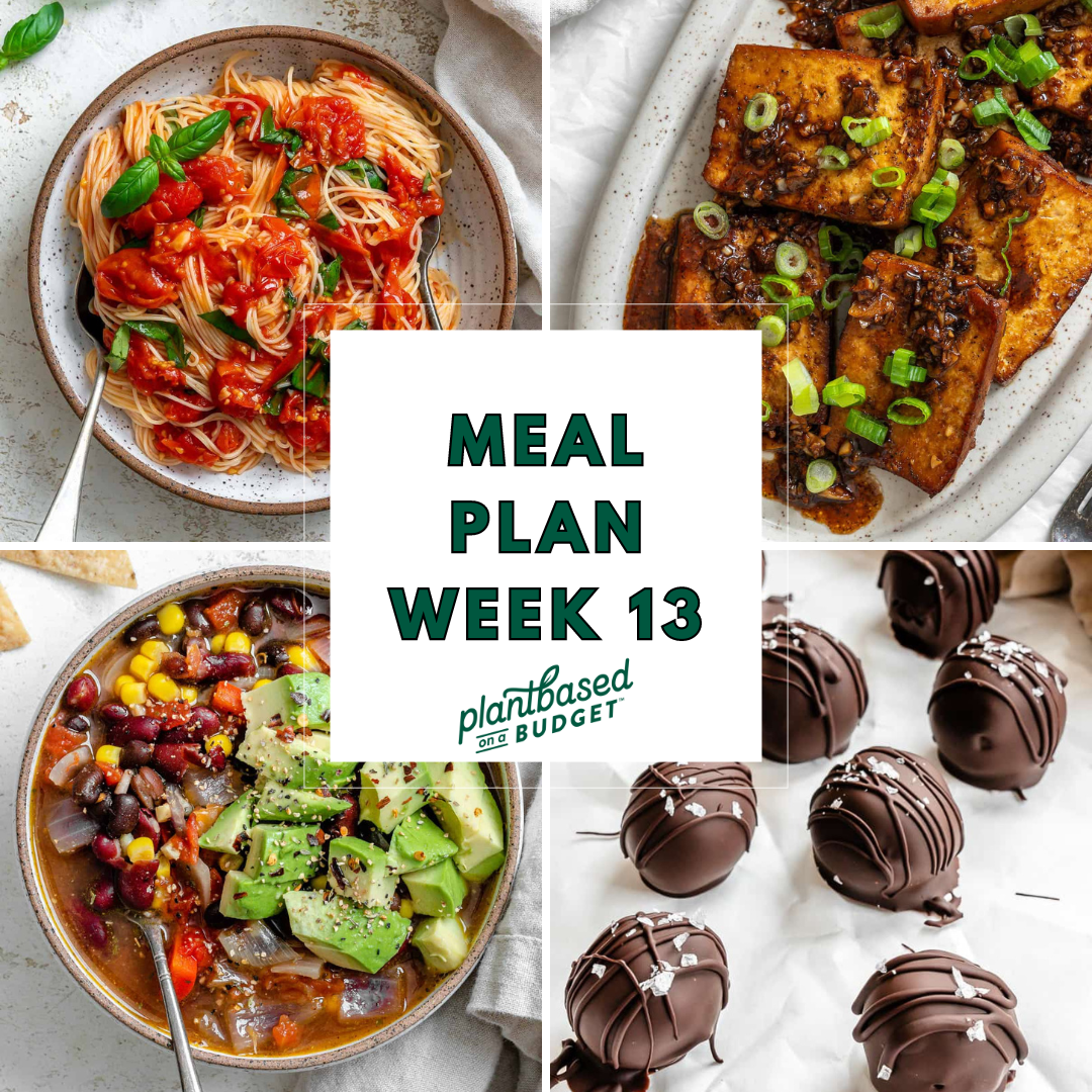 graphic for Week 13 Meal Plan 
