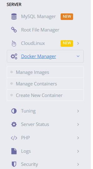 CyberPanel Docker Manager