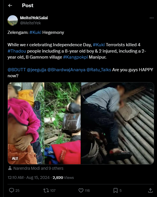 C:\Users\lenovo\Downloads\Image-Zelengam-Kuki Hegemony-While we r celebrating Independence Day, Kuki Terrorists killed 4 Thadou people including a 8-year old boy & 2 injured, including a 2-year old, B Gamnom village- Kangpokpi Manipur.png