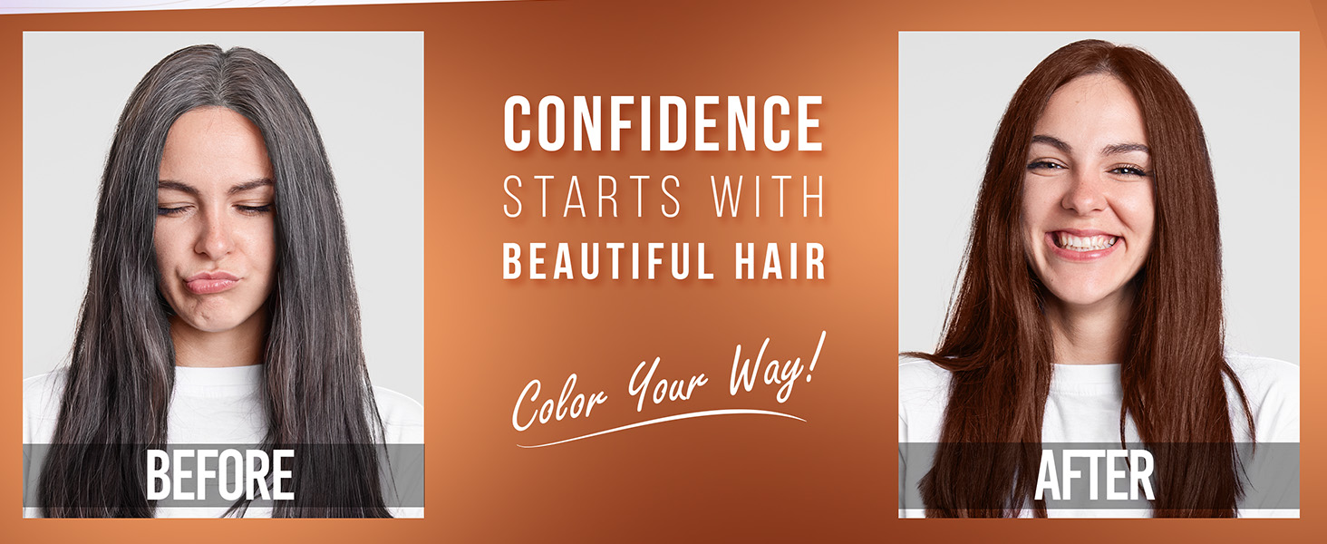 Herbishh chestnut brown hair color gives you confidence&nbsp;