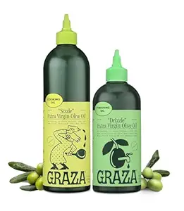 Set of Graza Sizzle and Drizzle olive oil gift for coworker.