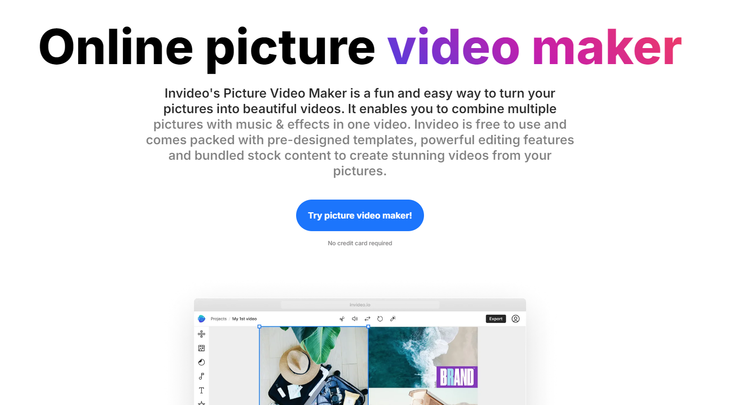 Invideo AI - Grow Your Business With Picture Video Maker