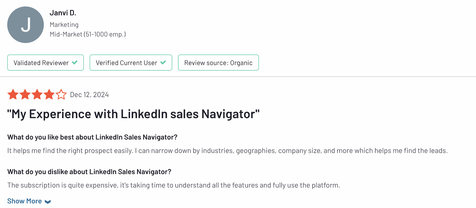 Linkedin Sales Navigator review