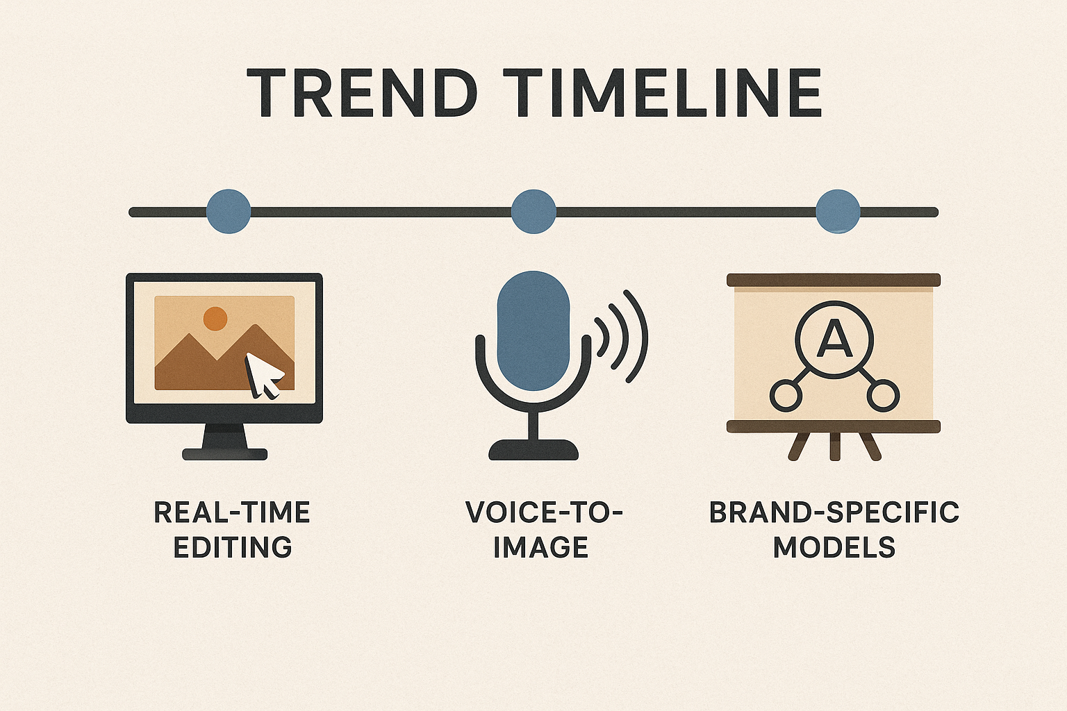 Trend time of AI image generation