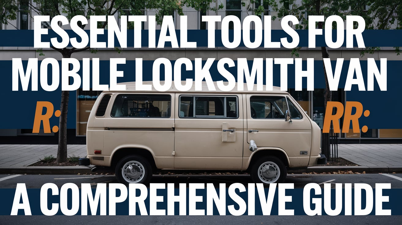 Essential Tools for Mobile Locksmith Van R