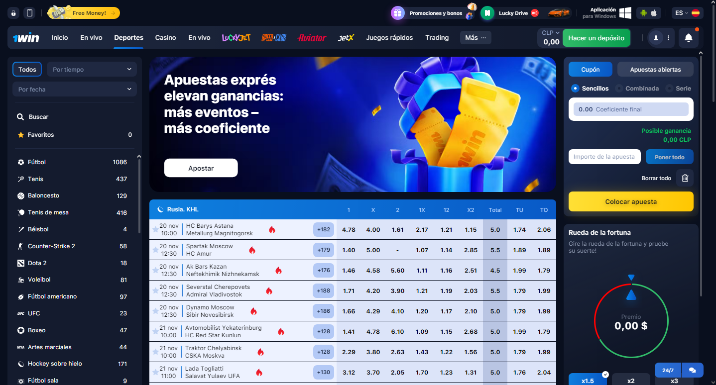 Descubre las competitivas cuotas de 1win y maximiza tus ganancias en cada apuesta.