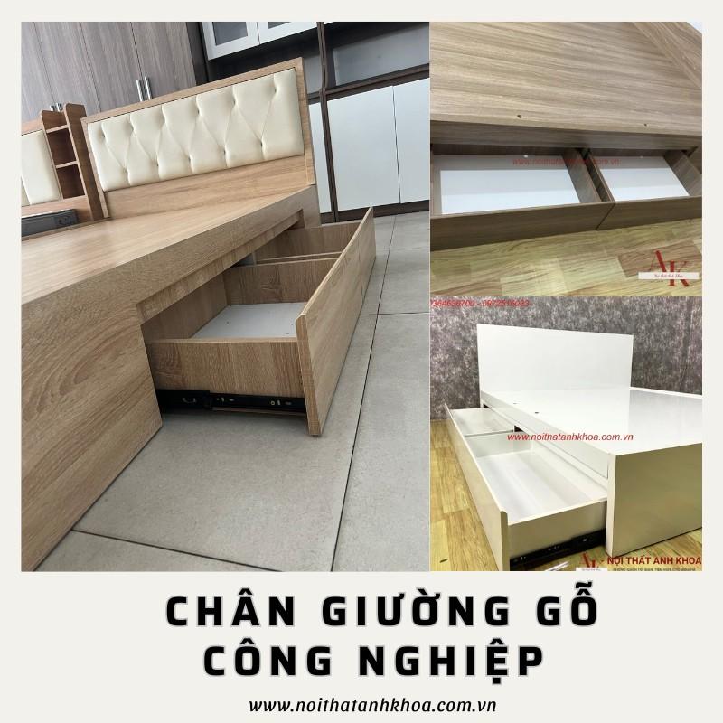 Chân giường ngủ gỗ công nghiệp