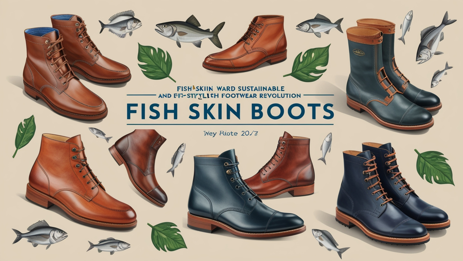 Fish Skin Boots