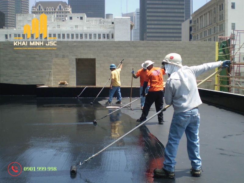  Công tác chống thấm bảo vệ công trình nhà bê tông cốt thép 
