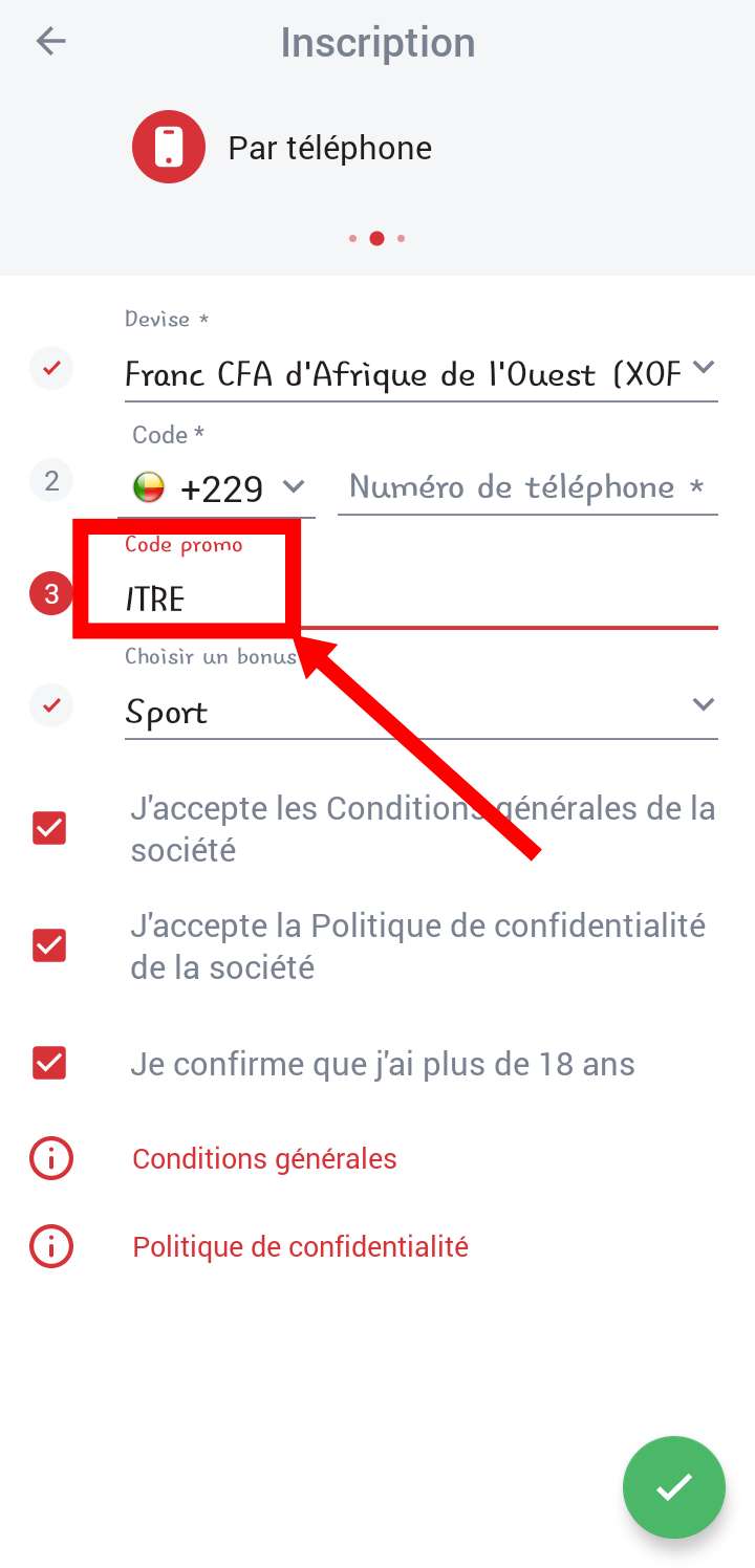 S'inscrire sur 888starz Bénin