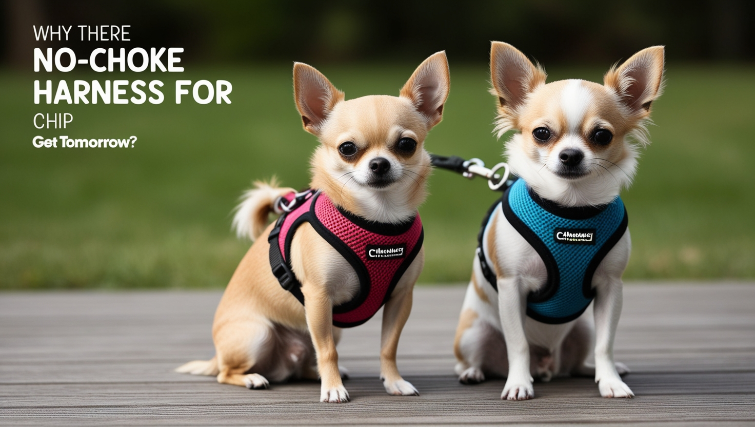 Are There No Choke Harness for Chihuahuas Get Tomorrow