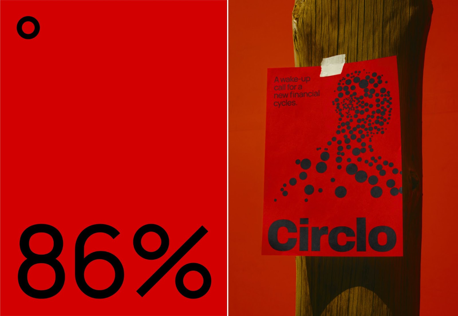 Image from the Stylishly Red Branding and App Design: Circlo Pay article on Abduzeedo