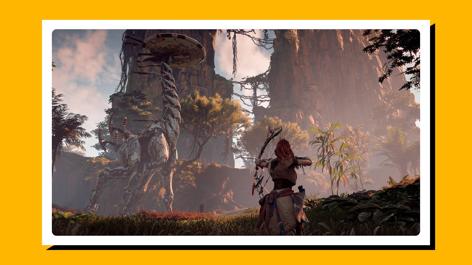 Screenshot of gameplay from Horizon Zero Dawn