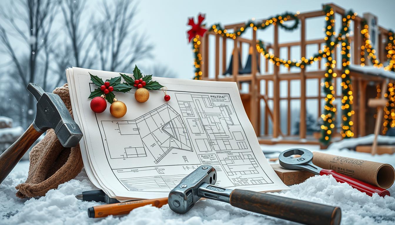 construction project christmas notes