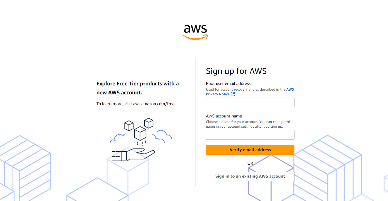 Enter Your Basic Account Information