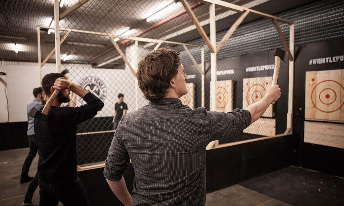 axe throwing  london stag do ideas 