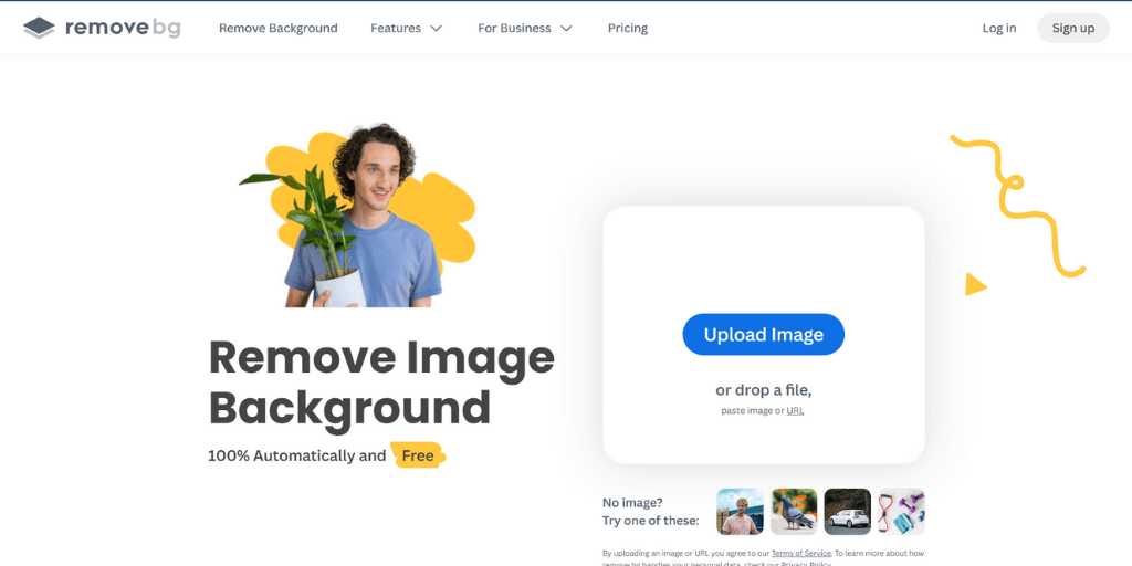 remove.bg home