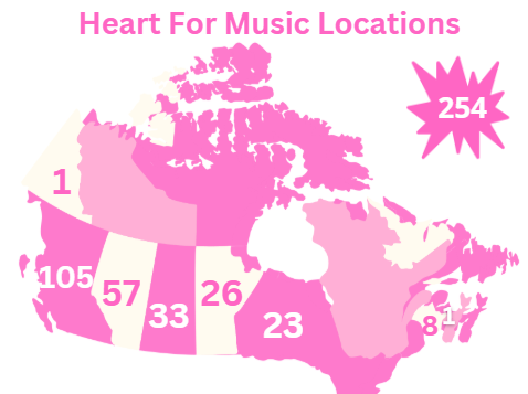A map of canada with numbers and symbols AI-generated content may be incorrect.