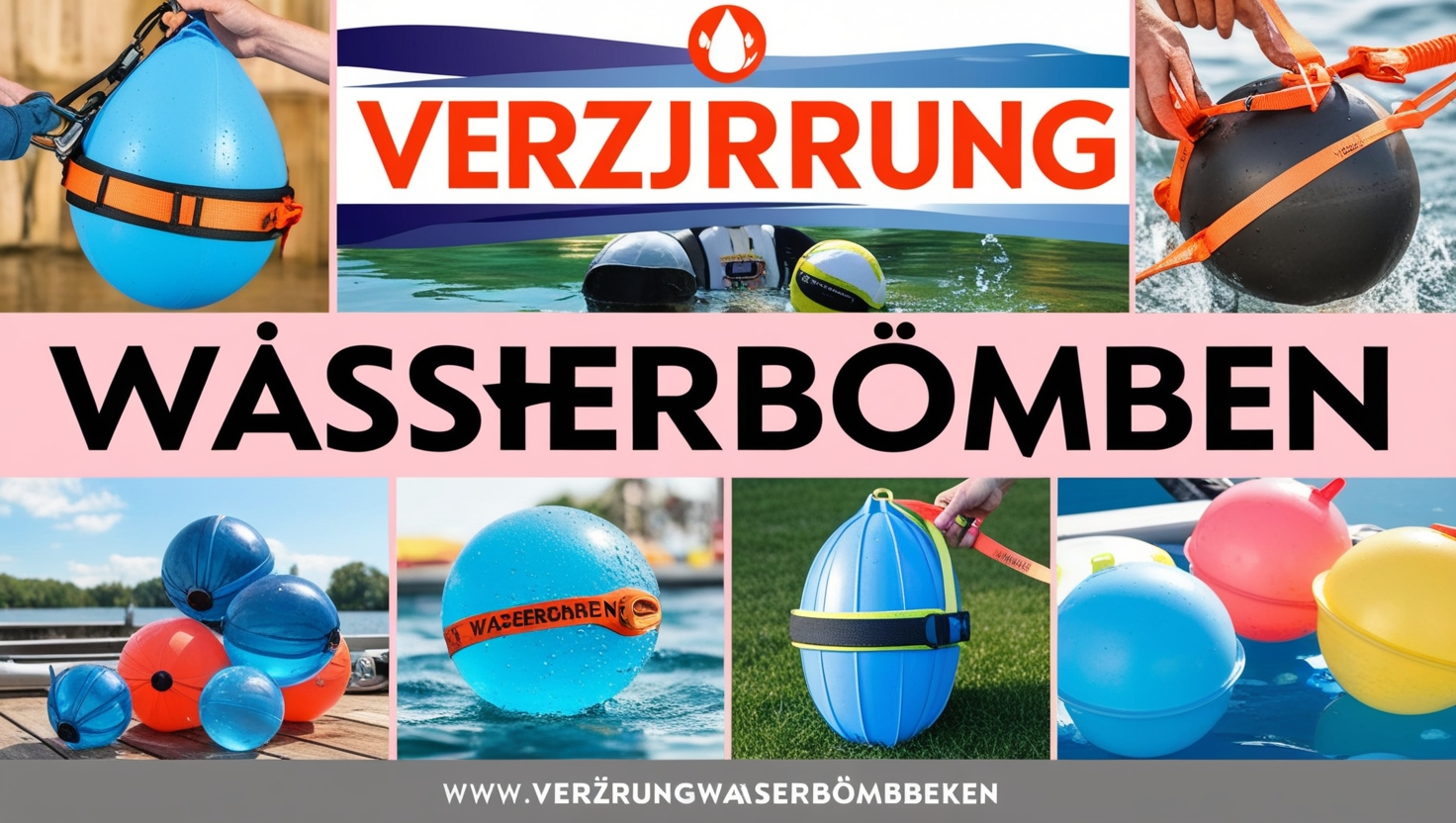 verzurrung wasserbomben