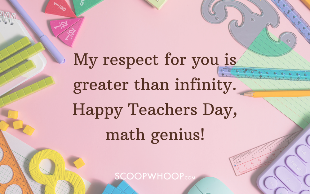 happy teachers day quotes for maths teacher