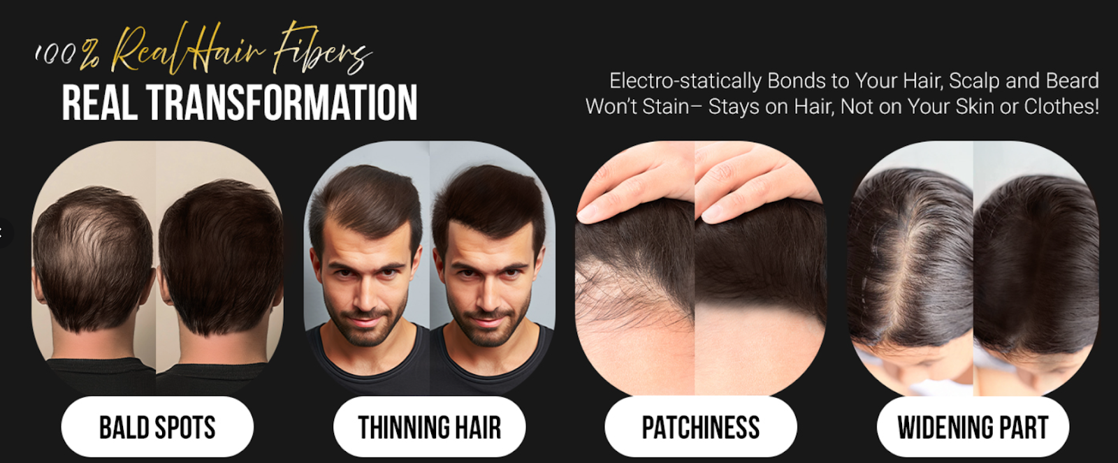 Dark Brown- Herbishh Koloret Hair Building Fibers