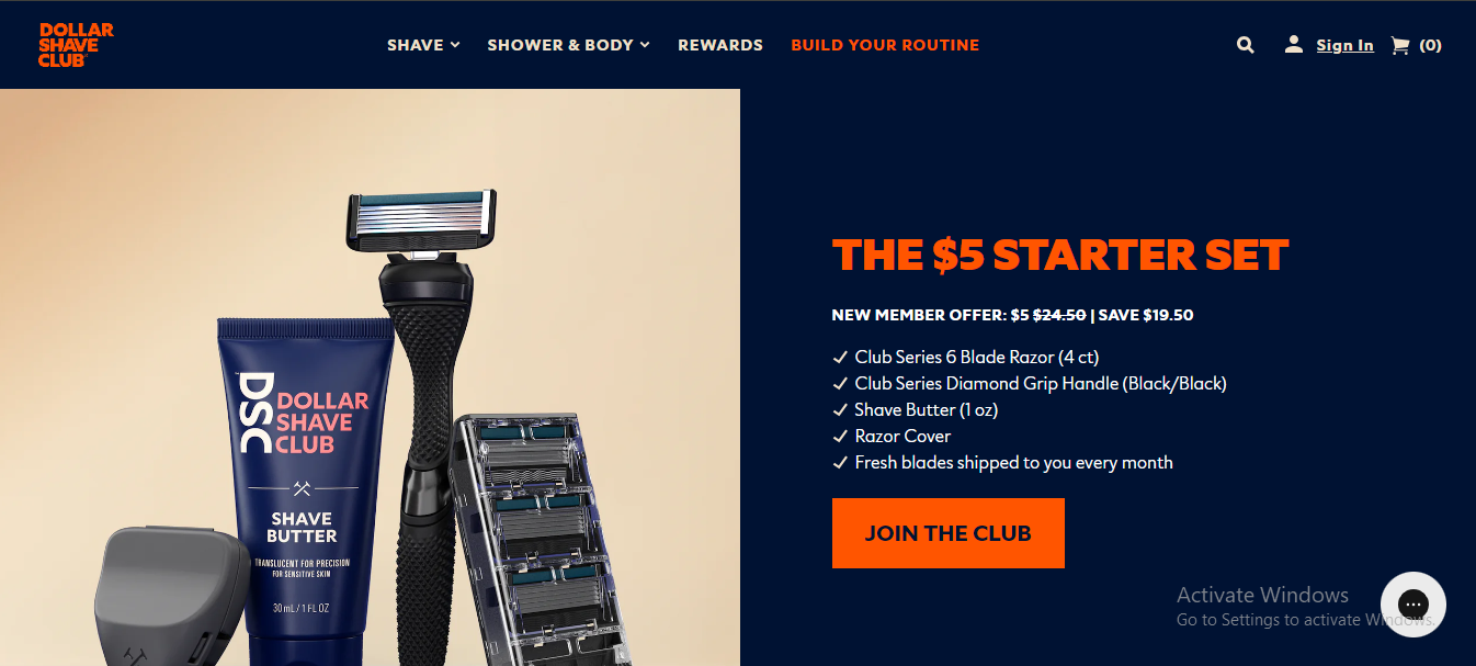 dollarshave club ecommerce business models