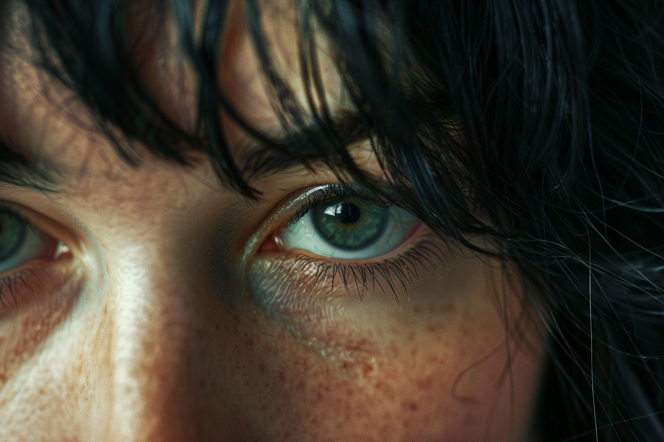 Close up of a shocked woman's face | Source: Midjourney