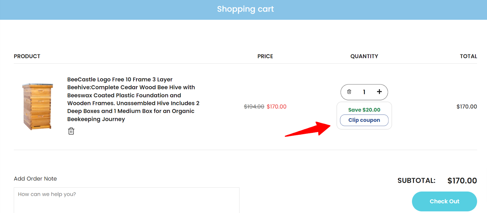 Klip Coupons - Cart Page Coupons