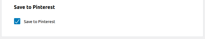 Add the Save to Pinterest button on your Woocommerce website