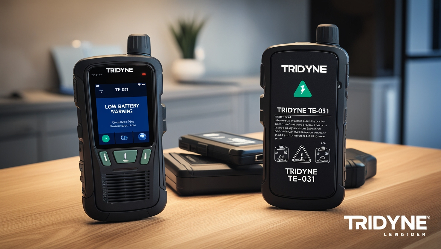 Tridyne TE-031 Low Battery Warning