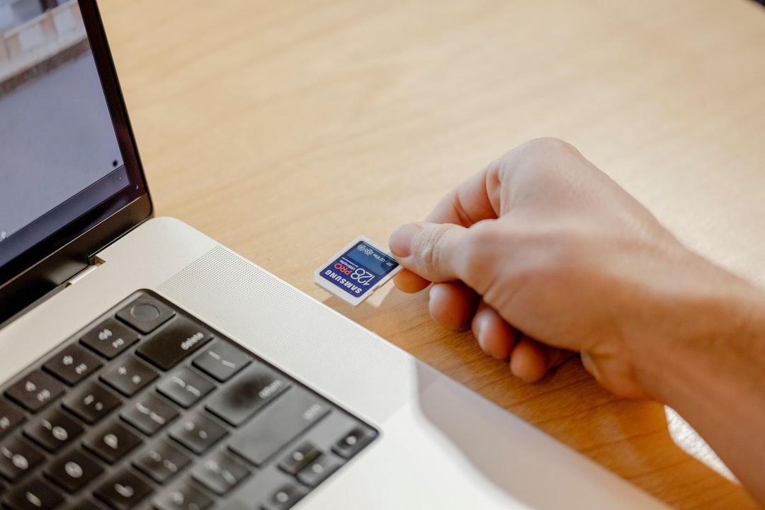 Credit card being used for online shopping