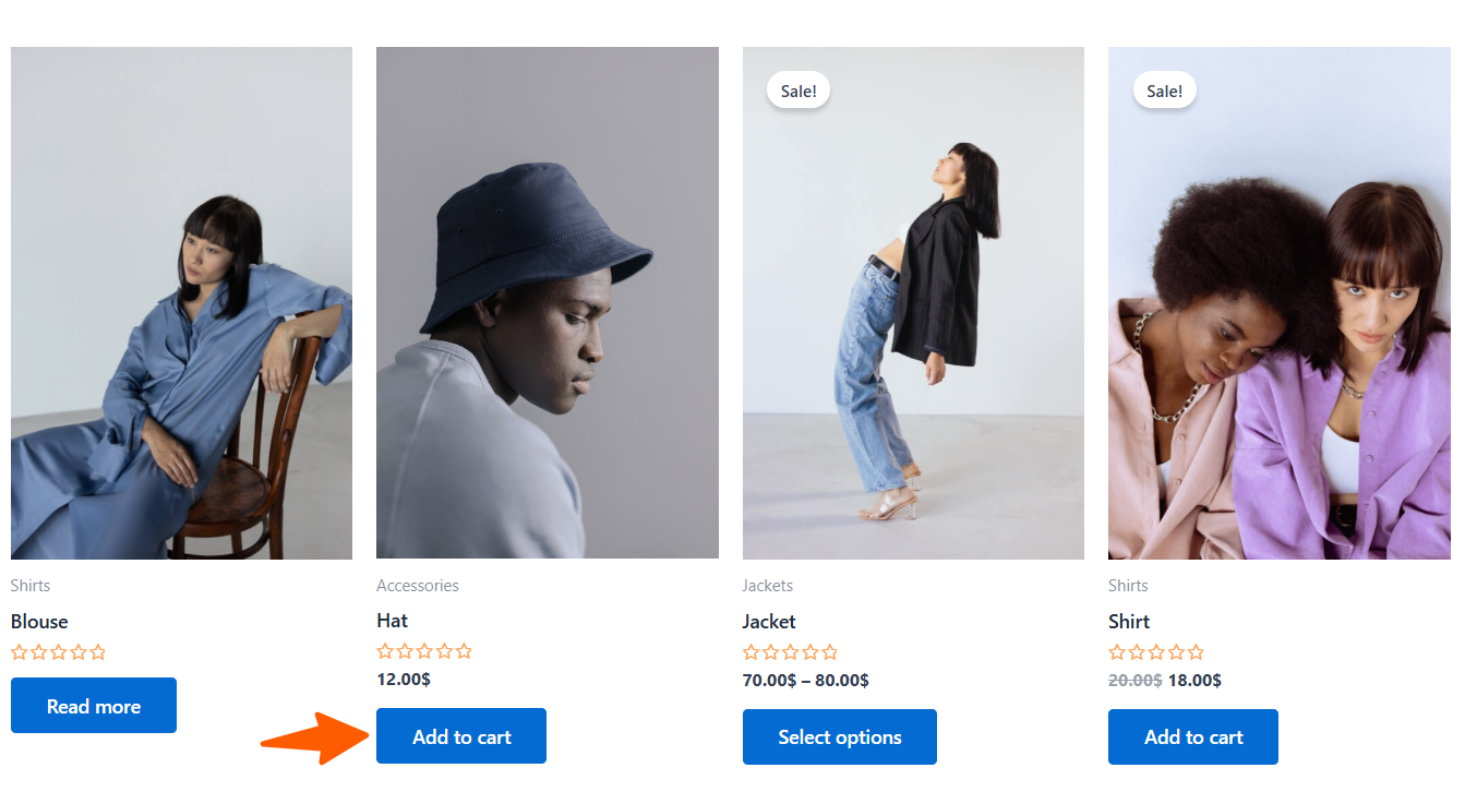 Adding product from your cart 