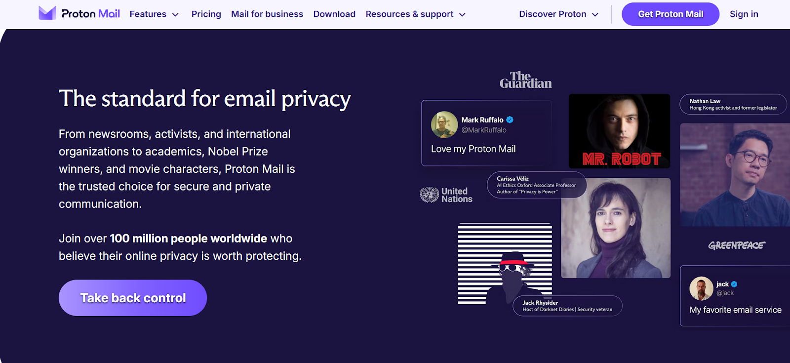 Proton Mail is a great example of powerful digital CX that converts. 