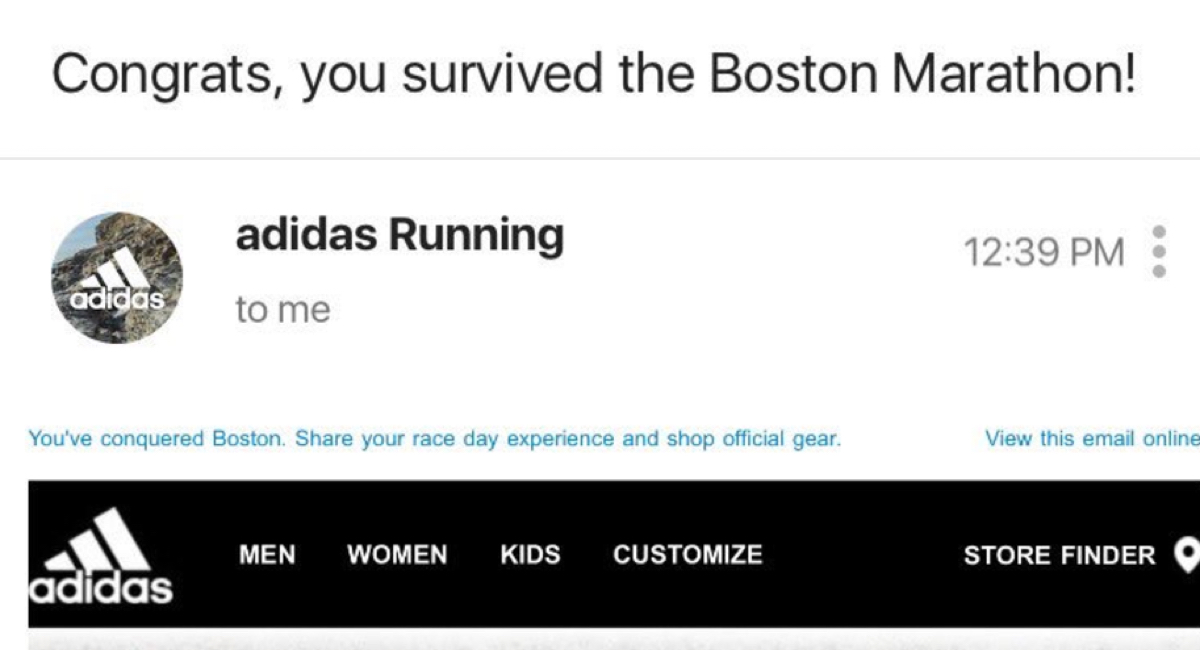 Social Media Mistakes,  Adidas' Marathon Mishap