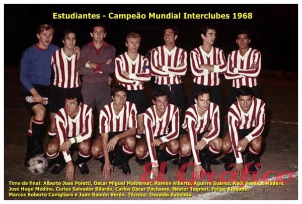 Títulos Argentinos no Mundial Interclubes (III): Estudiantes 1968